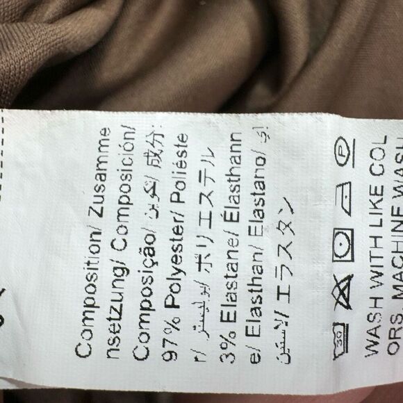 ROMWE Dress Womens XL Brown Mushrooms Ruched Bodycon babydoll y2k 90s whimsy - Picture 7 of 9